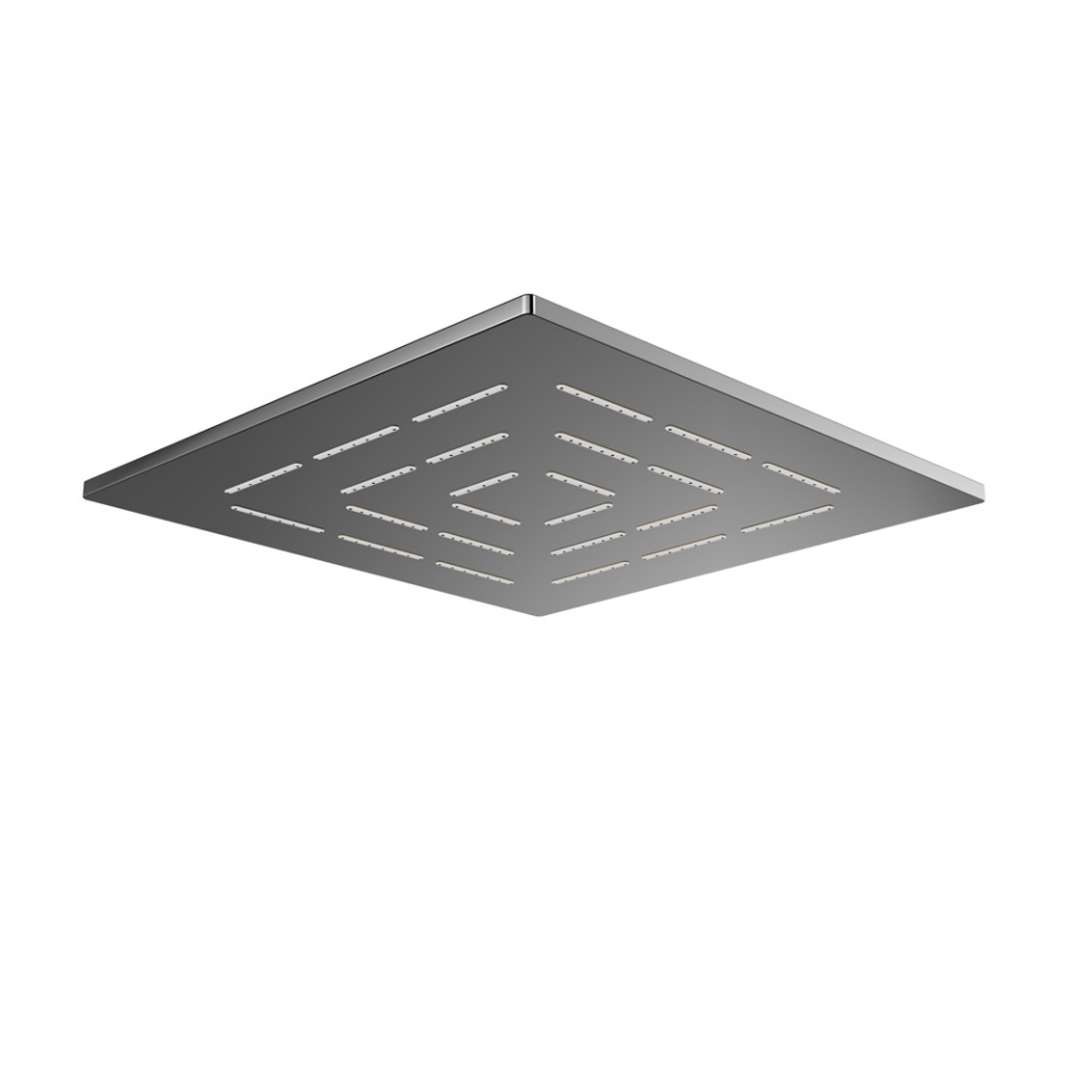 Picture of Square Shape Maze Overhead Shower - Black Chrome