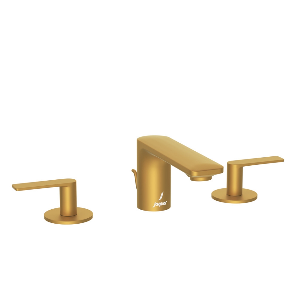 Picture of 3-Hole Basin Mixer with Popup Waste System - Gold Matt PVD