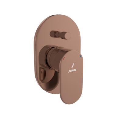 Picture of Exposed Part Kit of Single Lever Hi Flow In-wall Diverter - Blush Gold Bright PVD