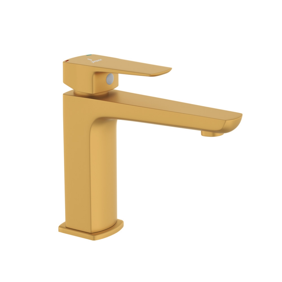 Picture of Single Lever Basin Mixer - Gold Matt PVD