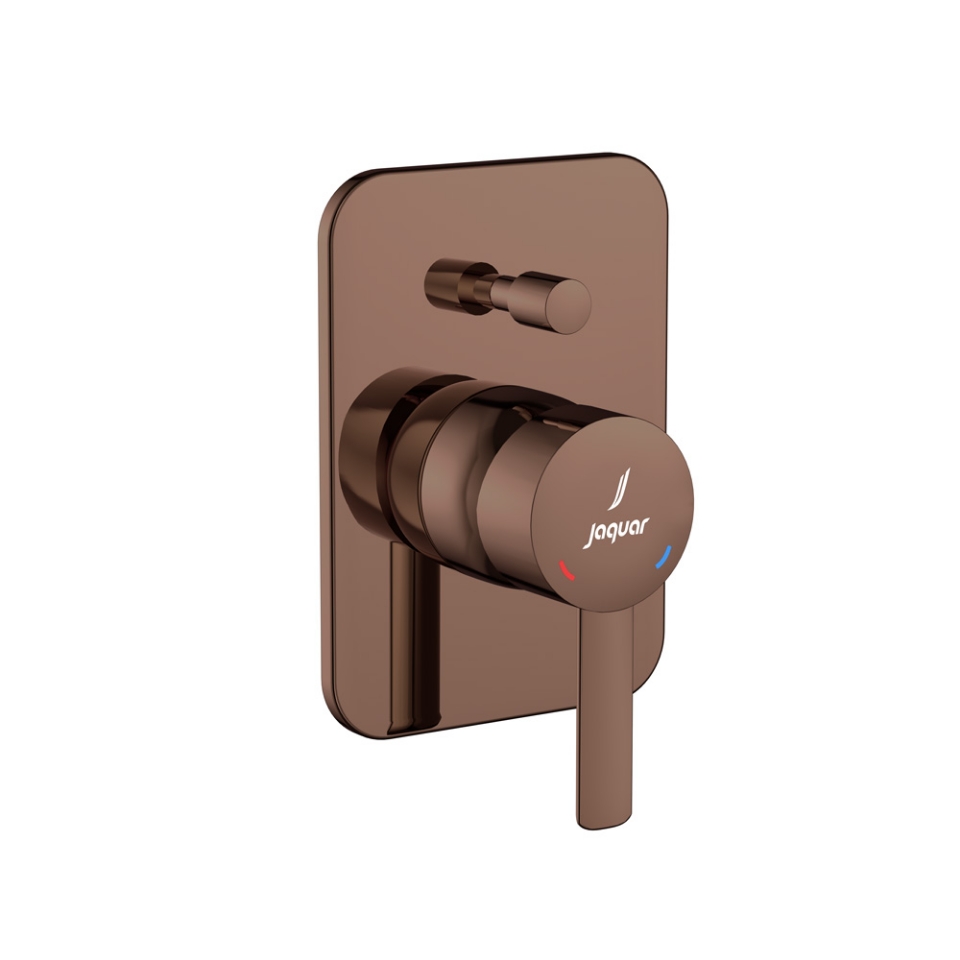 Picture of Exposed Part Kit of Single Lever Hi Flow In-wall Diverter - Blush Gold PVD