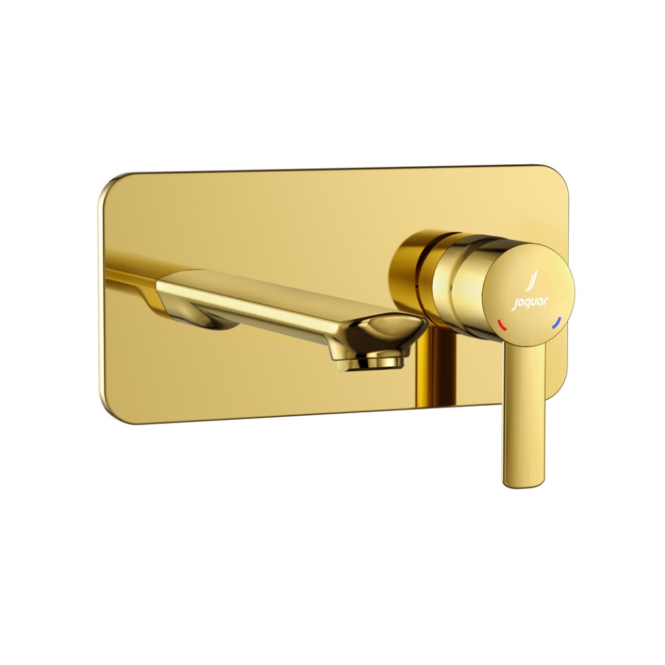 Picture of Exposed Parts of Single Lever Built-in In-wall Manual Valve - Gold Bright PVD